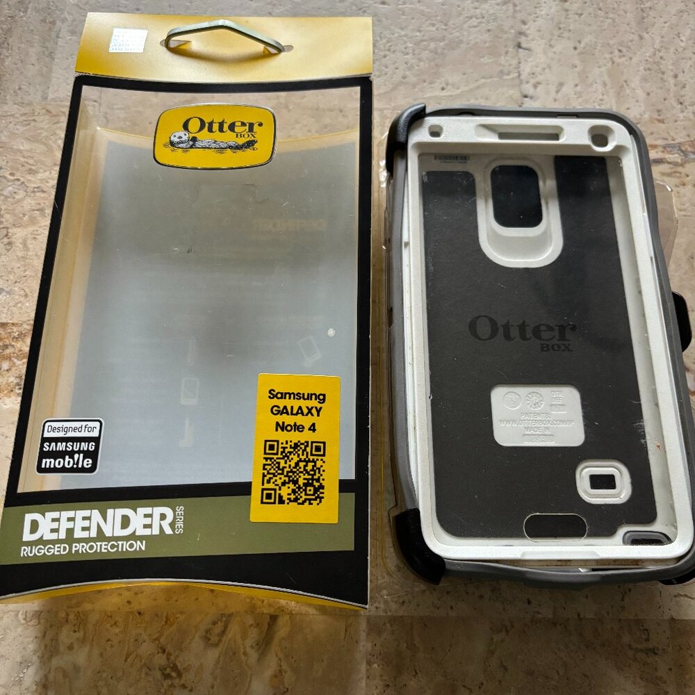 Samsung Galaxy Note 4 Otter Box Defender Rugged Protection - Picture 3 of 3